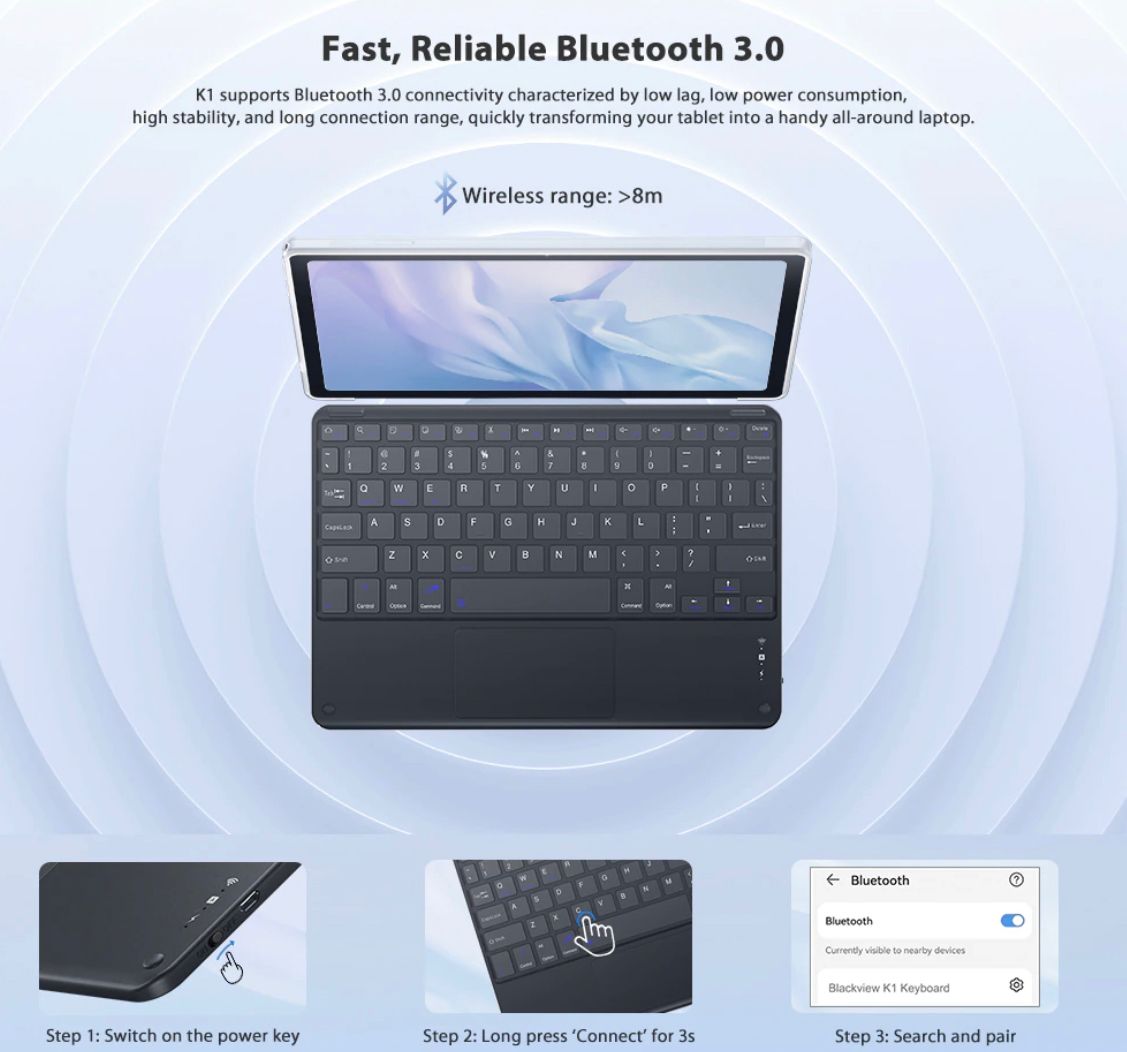 Blackview Universal Wireless Keyboard