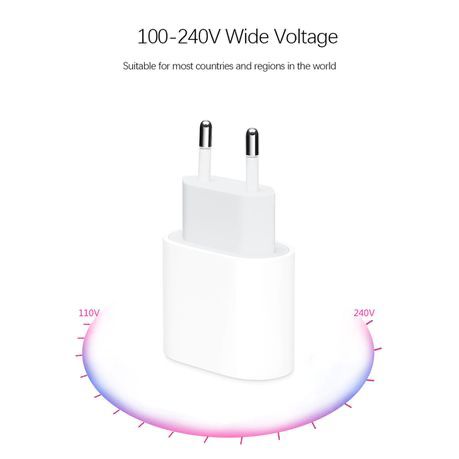 20W USB¬C POWER ADAPTER USB¬C TO LIGHTNING CABLE COPY A.A