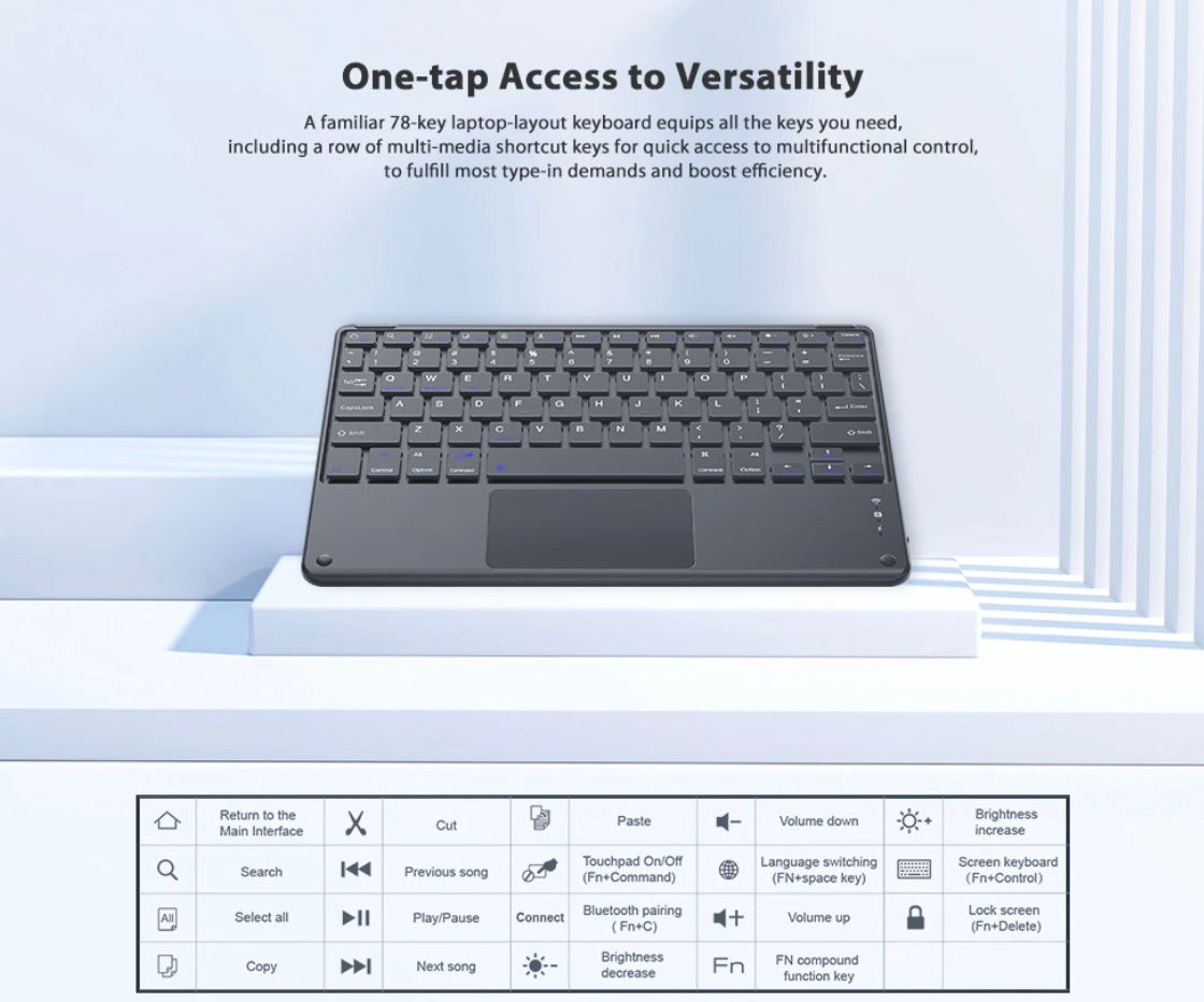 Blackview Universal Wireless Keyboard