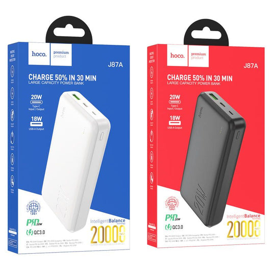 HOCO Power bank “J87A Tacker” PD20W+QC3.0 20000mAh