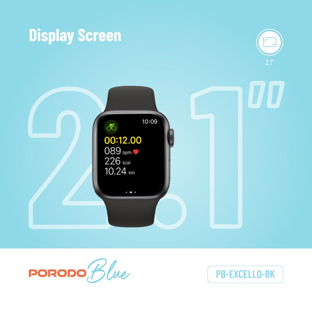 Porodo Blue EXCELLO Smart Watch