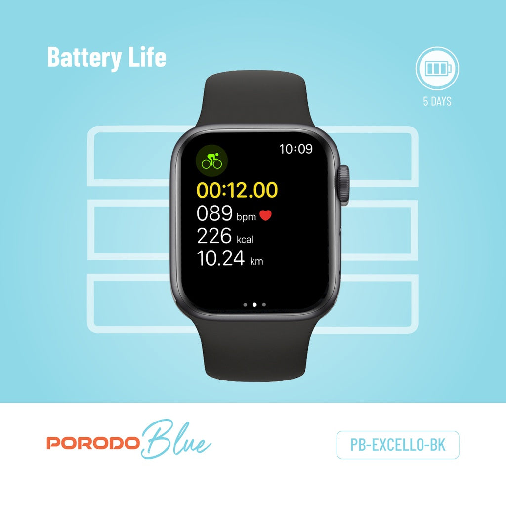 Porodo Blue EXCELLO Smart Watch